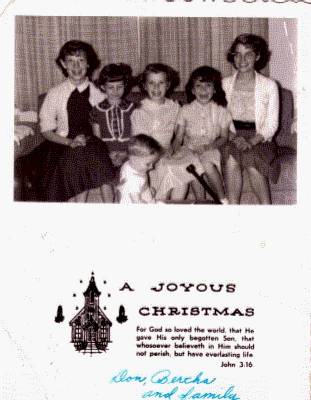 6 of 7 Family Christmas Card